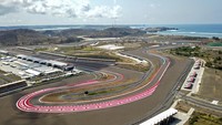 MotoGP Mandalika 2023 akan berlangsung pada 13-15 Oktober. Siap-siap menonton aksi para pebalap dunia! (Ahmad Subaidi/Antara Foto)