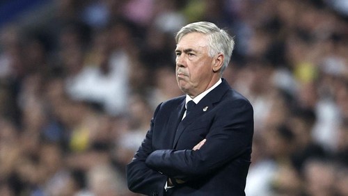 Soccer Football - LaLiga - Real Madrid v Las Palmas - Santiago Bernabeu, Madrid, Spain - September 27, 2023 Real Madrid coach Carlo Ancelotti REUTERS/Juan Medina