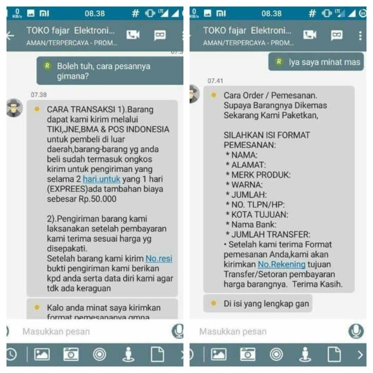 Chat Penipu Kena Tipu, Malah Transfer Pulsa ke Calon Korban Chat penipu gagal nipu (malah ditipu balik) ini benar-benar di luar nurul. Kena karmanya kan!