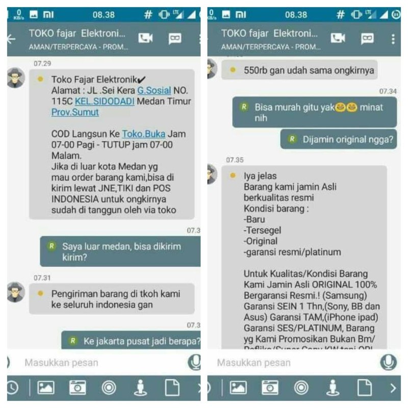 Chat penipu gagal nipu (malah ditipu balik) ini benar-benar di luar nurul. Kena karmanya kan!