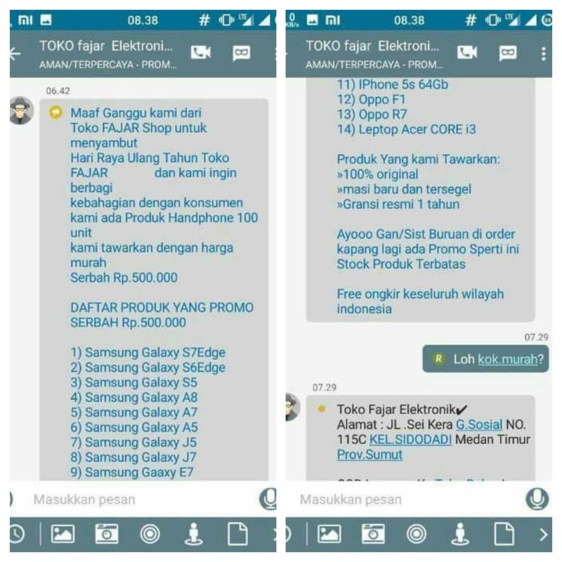Chat penipu gagal nipu (malah ditipu balik) ini benar-benar di luar nurul. Kena karmanya kan!