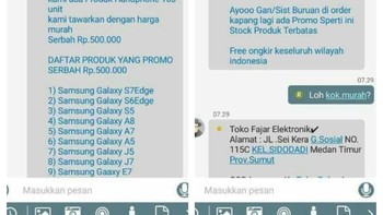 Berkedok ulang tahun toko, penipu ini menjanjikan barang murah serba Rp 500.000. Foto: Facebook/Meme & Rage Comic Indonesia