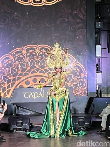 Farhana Nariswari akan mengenakan kostum nasional Khas Lampung di Miss International 2023, di Yoyogu National Gymnasium, Tokyo, Jepang.