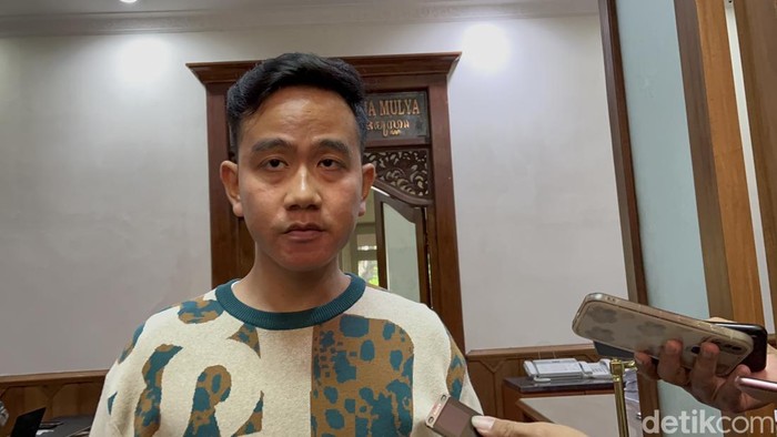 Wali Kota Solo Gibran Rakabuming Raka di Balai Kota Solo, Selasa (3/10/2023).