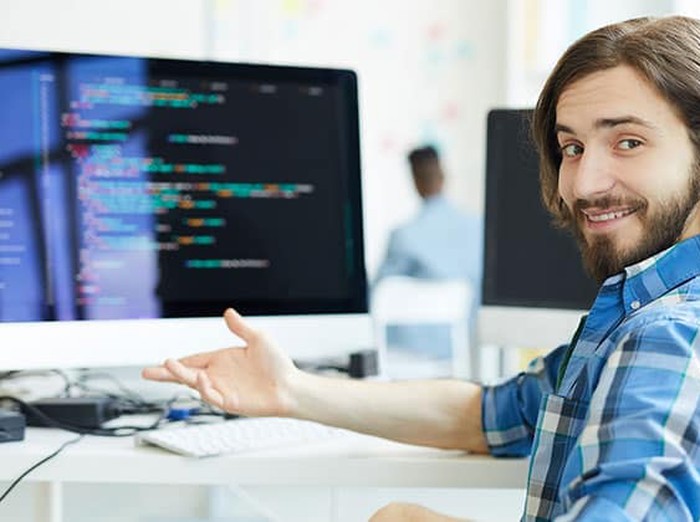 Ilustrasi pekerja IT