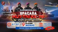 Info Upacara HUT Ke-78 TNI 5 Oktober 2023 Di Silang Monas