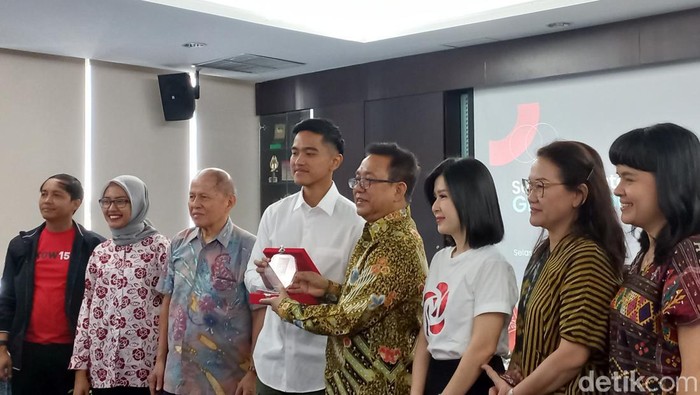 Kaesang pimpin PSI temui PGI. (Anggi Muliawati/detikcom).