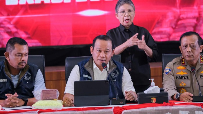 Konferensi pers di Mabes Polri (dok. Polri)