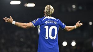 Aksi Mudryk yang Akhirnya Buka Puasa di Chelsea