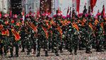 Potret Parade Alutsista dan Defile Pasukan di Gladi Bersih HUT TNI