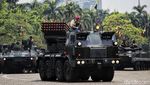 Potret Parade Alutsista dan Defile Pasukan di Gladi Bersih HUT TNI