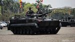 Potret Parade Alutsista dan Defile Pasukan di Gladi Bersih HUT TNI