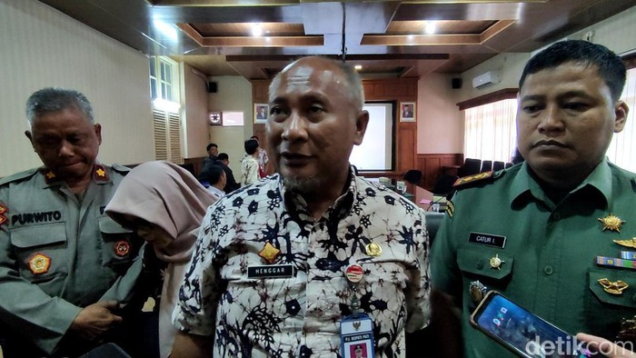 Pj Bupati Pati Henggar Budi Anggoro saat di Pendapa Kabupaten Pati, Selasa (3/10/2023).