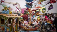 Pekan raya di dekat pusat kota Titu, barat laut ibu kota Bukares, telah ada selama hampir 200 tahun – sebuah bukti betapa pentingnya pameran ini bagi masyarakat.  