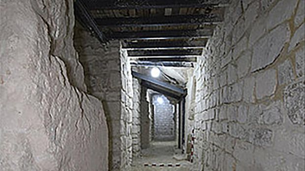 Ruang tersembunyi dalam piramida Sahura, Mesir. (Dok. uni-wuerzburg/Mohamed Khaled)