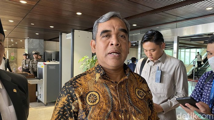 Sekjen Gerindra Ahmad Muzani. (Firda Cynthia Anggraini/detikcom).