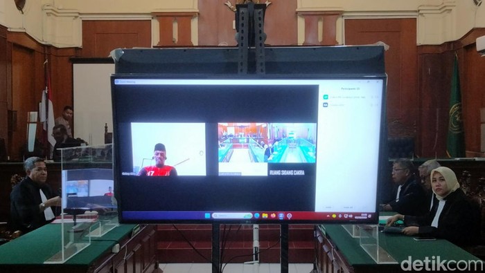 Sidang duplik Samanhudi di PN Surabaya