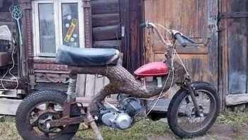 Tiada besi, pohon pun jadi. Foto: Boredpanda