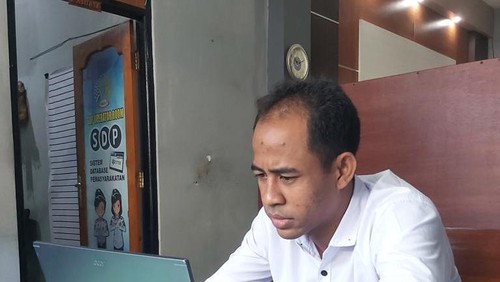 Mantan Bendahara Badan Usaha Milik Desa (BUMDes) Banjarasem Mandara Made Agus Tedi Arianto.