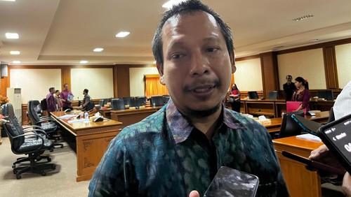 Anggota DPRD Badung, Nyoman Graha Wicaksana, di gedung DPRD Badung,pada Selasa (3/10/2023).