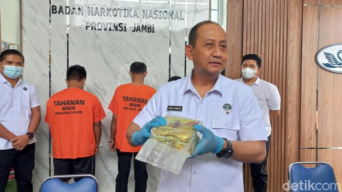 BNNP tangkap kurir dan pengedar di Jambi.