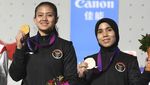Aksi Atlet Panjat Tebing RI Raih Emas dan Perunggu Asian Games 2023