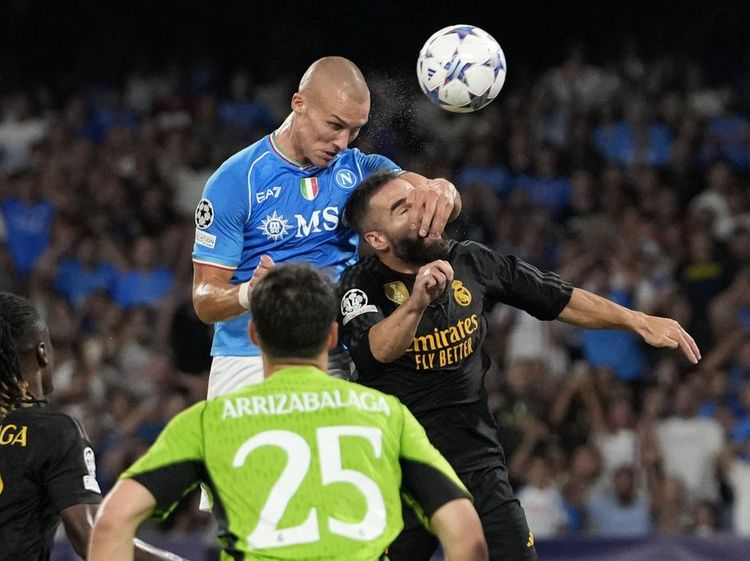 Drama Lima Gol Napoli Vs Real Madrid
