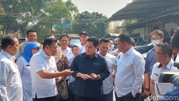 Erick Thohir hingga Bos Badan Pangan ke 2 Pasar Cek Stok dan Harga Beras