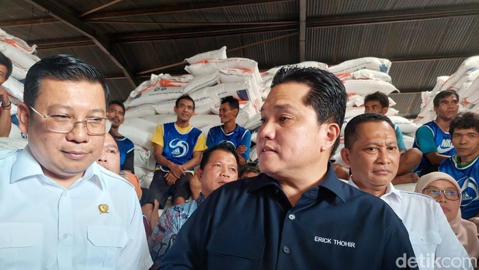 Erick Thohir hingga Bos Badan Pangan ke 2 Pasar Cek Stok dan Harga Beras