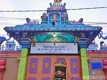 Melihat Keindahan Kuil Shri Mariamman, Jejak Masuknya Umat Hindu di Medan