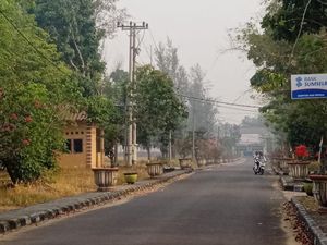 Warga Bangka Barat Mulai Dapat Kiriman Asap dari Sumsel