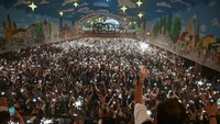 Penutupan festival bir terbesar di dunia atau Oktoberfest dirayakan dengan meriah.  