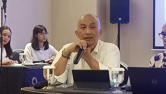 Kepala Dinas Ketenagakerjaan dan Energi Sumber Daya Mineral (ESDM) Provinsi Bali Ida Bagus Setiawan saat ditemui pada Rabu (4/10/2023) di Denpasar, Bali. (Ni Made Lastri Karsiani Putri-detikBali)
