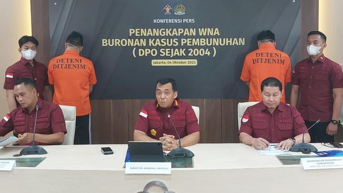 Konferensi pers Ditjen Imigrasi (Yogi/detikcom)