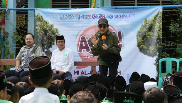 Kualitas udara Jakarta menurun dampak polusi. CTARSA Foundation melakukan penyuluhan kesehatan bertema ASAP, yaitu Aksi Sehat Amankan Pernapasan. (dok CTARSA Foundation)