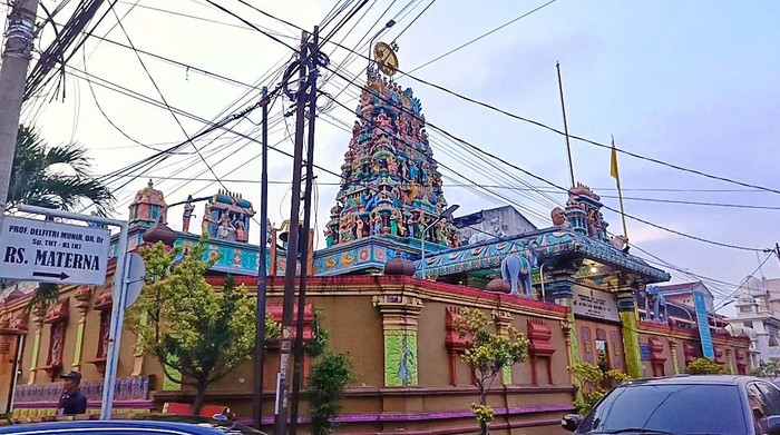 Kuil Shri Mariamman (Farid Achyadi Siregar/detikSumut)