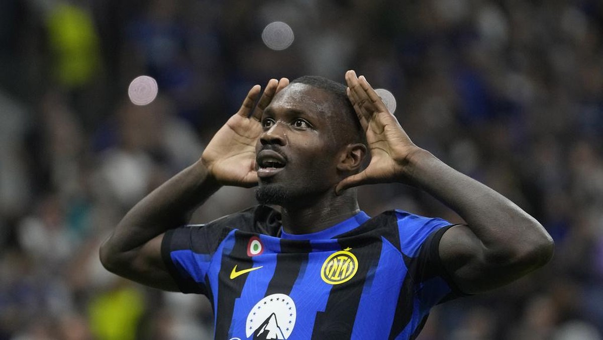 Marcus Thuram banyak belajar di Inter Milan. (Foto: AP/Luca Bruno)
