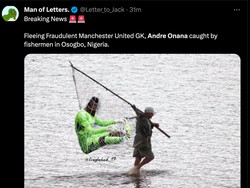 Onana diangkut gara-gara tampil jelek terus buat MU. (Foto: Twitter @Letter_to_Jack)