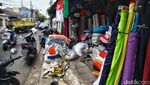 Penampakan Sepinya Pasar Cipadu, Pedagang Gigit Jari