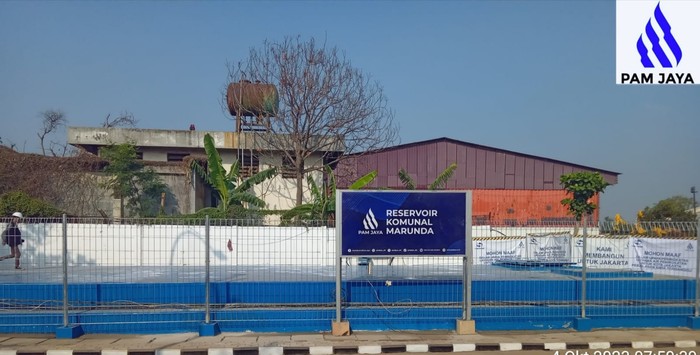 Reservoir Komunal Marunda (Dokumentasi PAM Jaya)