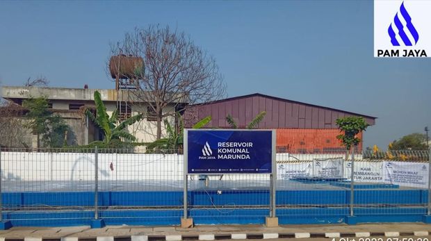 Reservoir Komunal Marunda (Dokumentasi PAM Jaya)