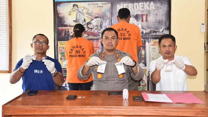 Sejoli di Morowali Utara jadi pengedar narkoba ditangkap.