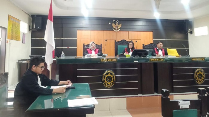 Suasana pembacaan tuntutan hukuman matia ke 4 kurir narkoba jaringan internasional di PN Kisaran. (Foto: Istimewa)