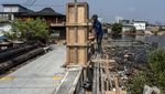 Tanggul Muara Baru Ditinggikan Antisipasi Pasang Air Laut