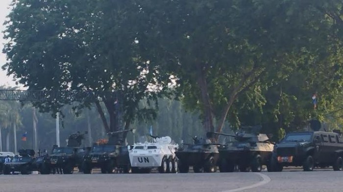 Alutsista berjejer di Monas (Belia-detikcom)