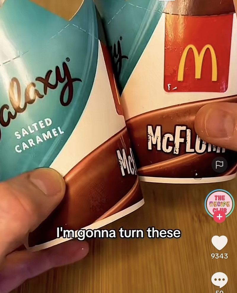Bolu dari es krim McFlurry