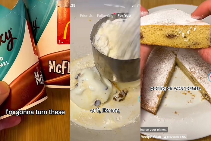 Bolu dari es krim McFlurry