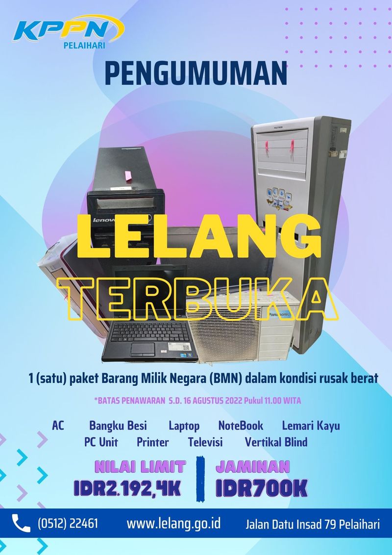 Contoh iklan pengumuman.