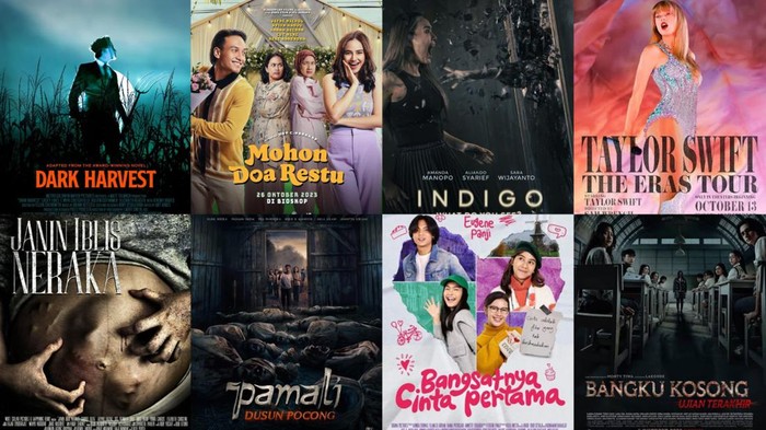 Film terbaru yang tayangg di bioskop bulan Oktober 2023.