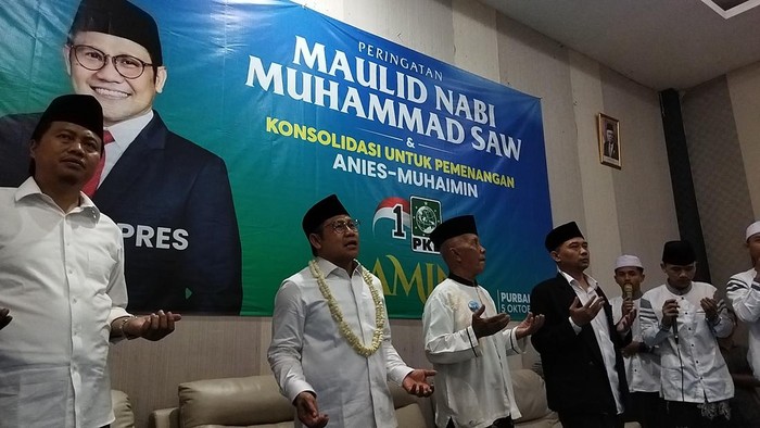 Hadiri Maulid Nabi di Purbalingga, Cak Imin Disambut Teriakan AMIN Menang